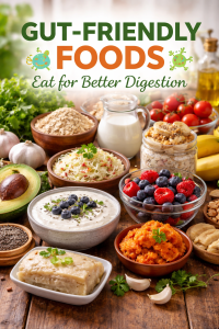 Gut-Friendly Foods for Better Digestion & Health